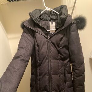 Soia & Kyo Down Fox Fur Trimmed Parka